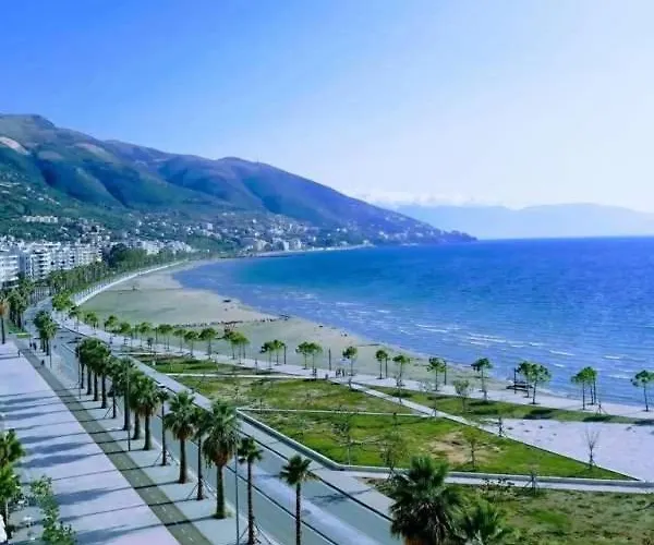 公寓 Au Bord De Mer, Grande Terrasse! Vlorë